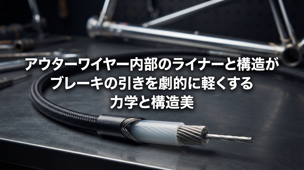 アウターワイヤー内部のライナーと構造がブレーキの引きを劇的に軽くする力学と構造美