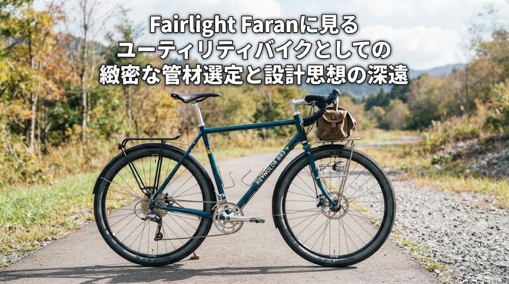 Fairlight Faranに見るユーティリティバイクとしての緻密な管材選定と設計思想の深遠