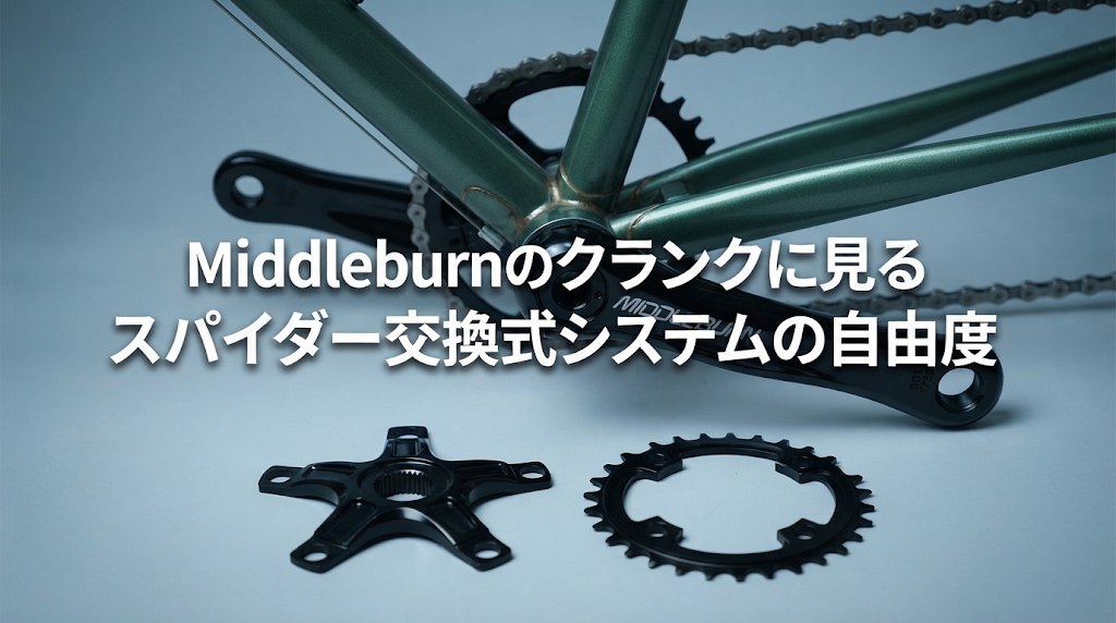 Middleburnのクランクに見るスパイダー交換式システムの自由度