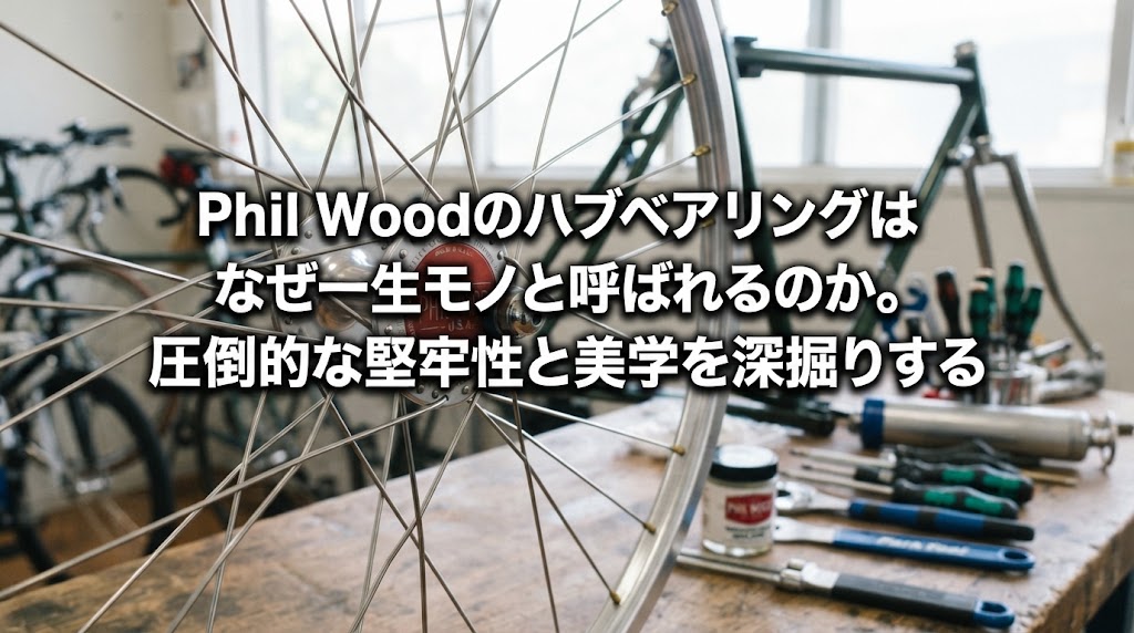 Phil Woodのハブベアリングはなぜ一生モノと呼ばれるのか。圧倒的な堅牢性と美学を深掘りする