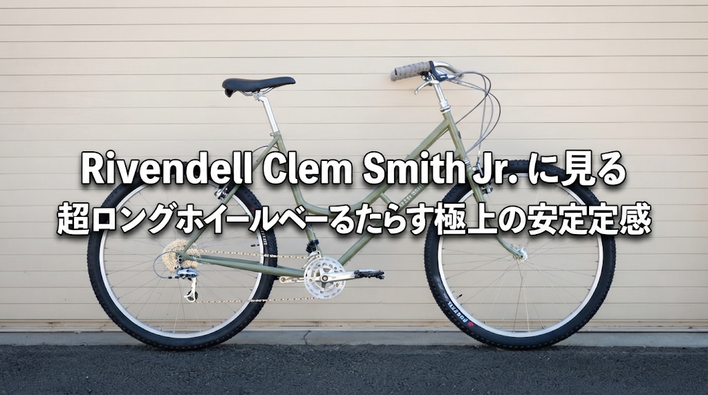 Rivendell Clem Smith Jr.に見る超ロングホイールベースがもたらす極上の安定感