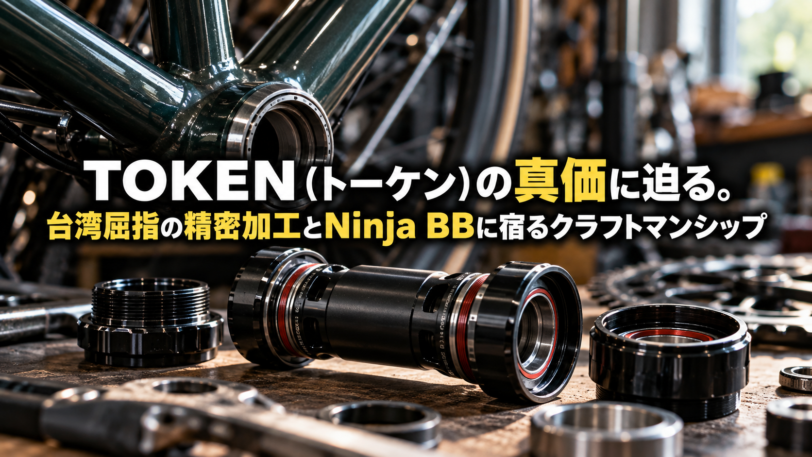 TOKEN（トーケン）の真価に迫る。台湾屈指の精密加工とNinja BBに宿るクラフトマンシップ